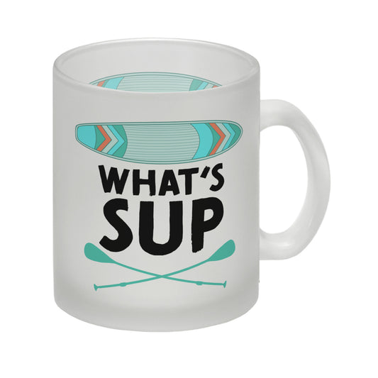 What's sup Glas Tasse für stand up paddler