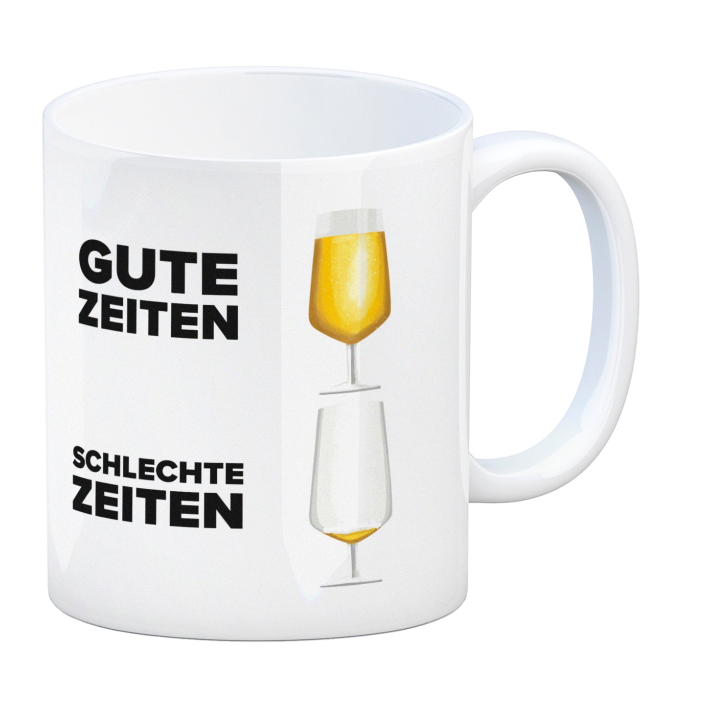 Gute Zeiten - Schlechte Zeiten Bier Kaffeebecher