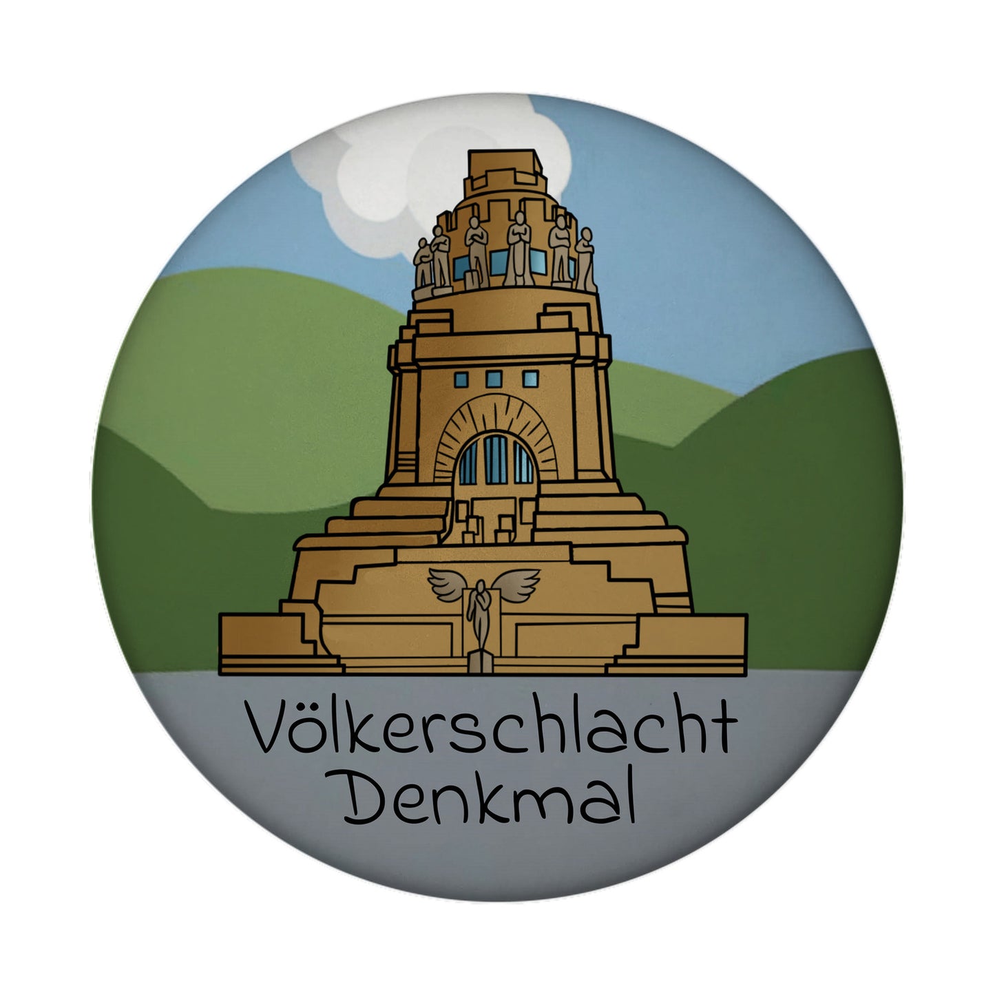 Völkerschlachtdenkmal Leipzig Souvenir Magnet