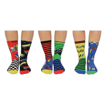 Game Over Oddsocks Socken in 30,5-39 im 6er Set