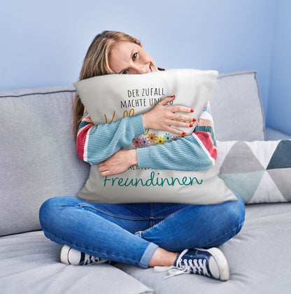 Beste Kollegin Kuschelkissen mit Spruch Von Kolleginnen zu Freundinnen durch Spaß