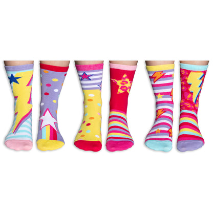 Funky Dory Crazy Oddsocks Socken in 30,5-38,5 im 6er Set