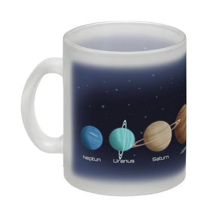 Planeten des Sonnensystems Glas Tasse