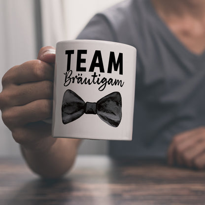 Trauzeuge Kaffeebecher mit Spruch Team Bräutigam