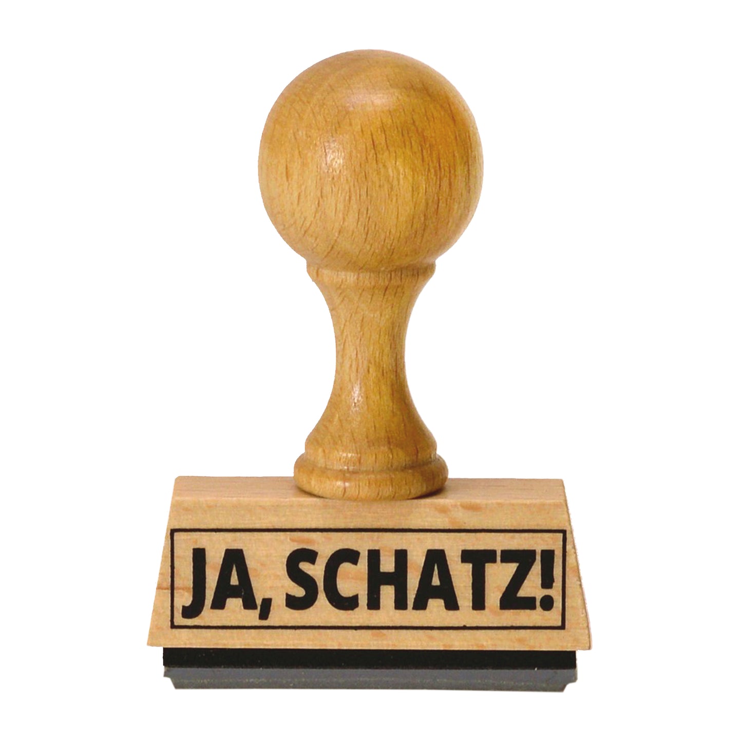 Der Ja, Schatz! Holzstempel