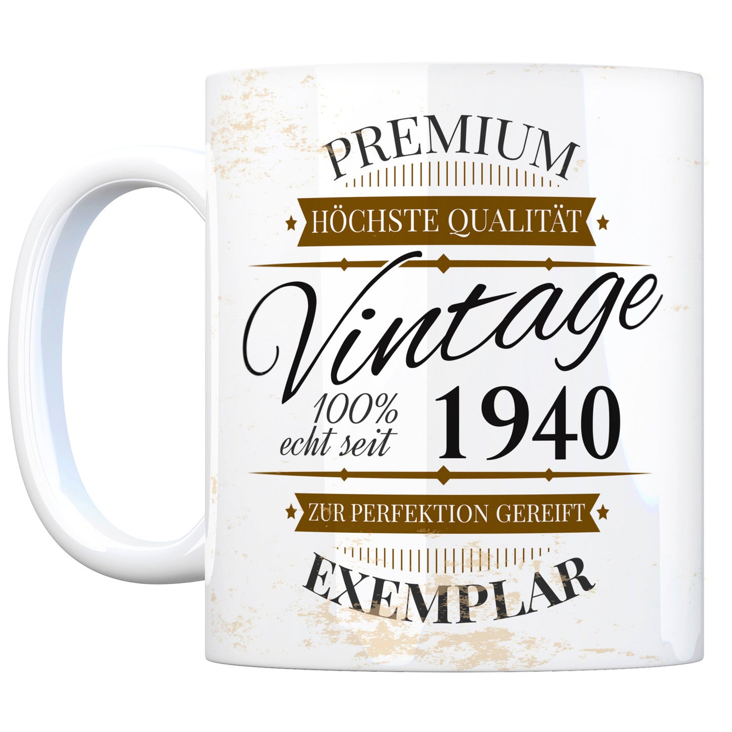 Vintage Tasse 100% echt seit 1940 - Premium Exemplar - Zur Perfektion gereift -