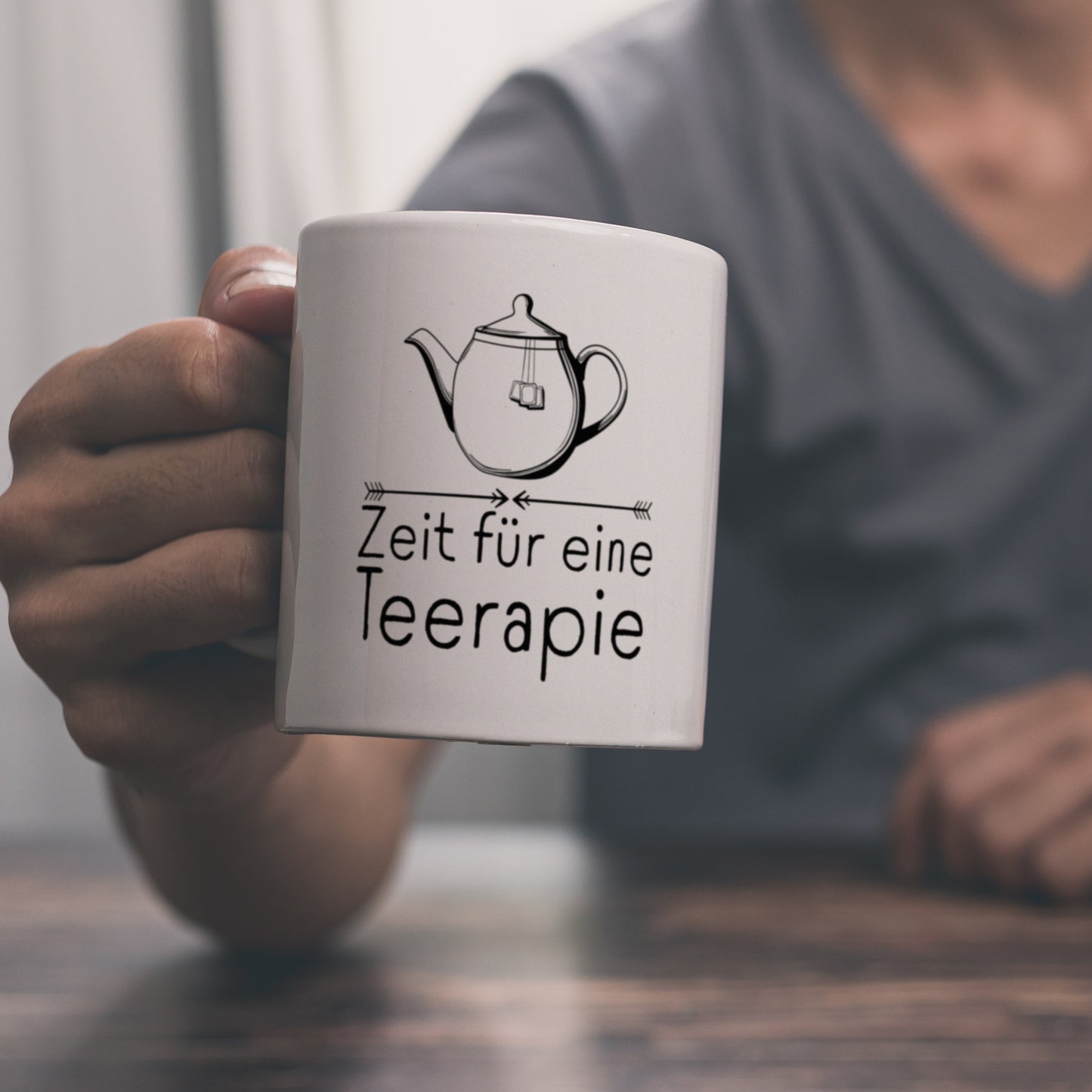 Zeit für eine Teerapie Kaffeebecher