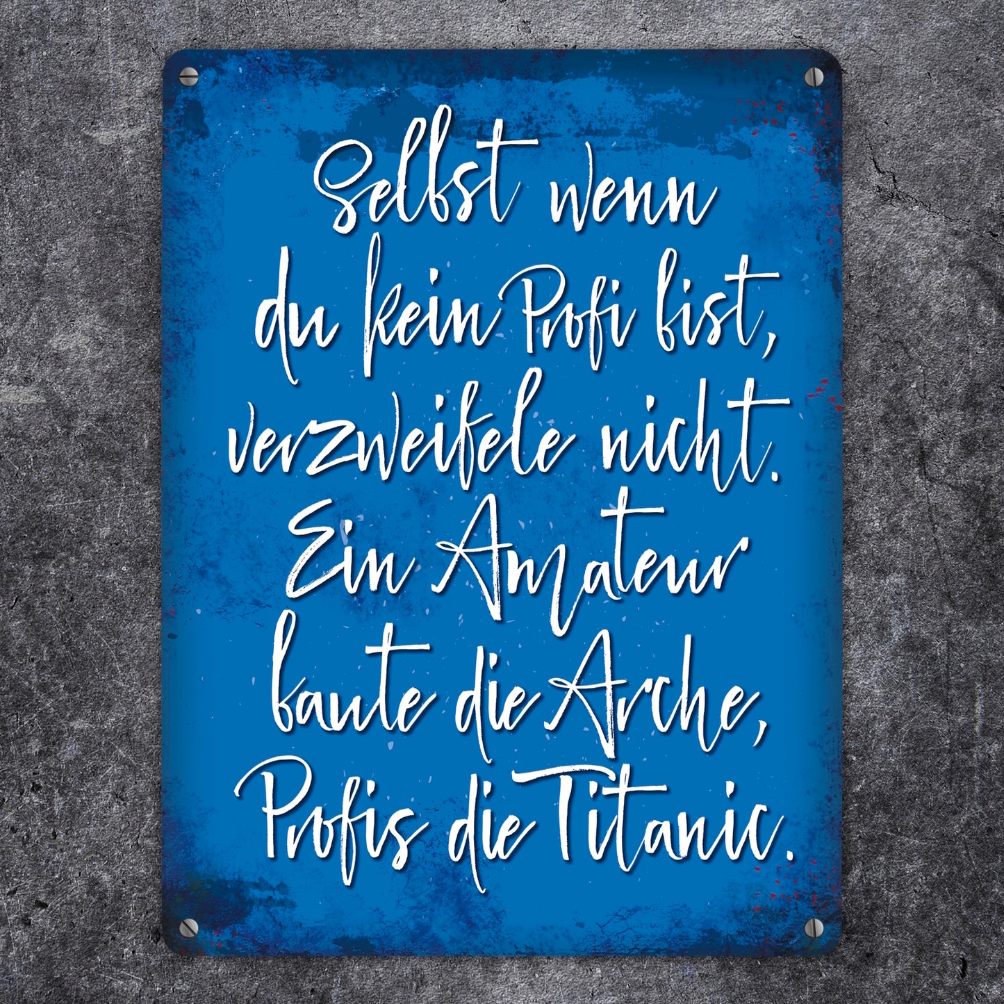 Kaffeebecher mit Spruch: Selbst wenn du ein Profi bist, ...