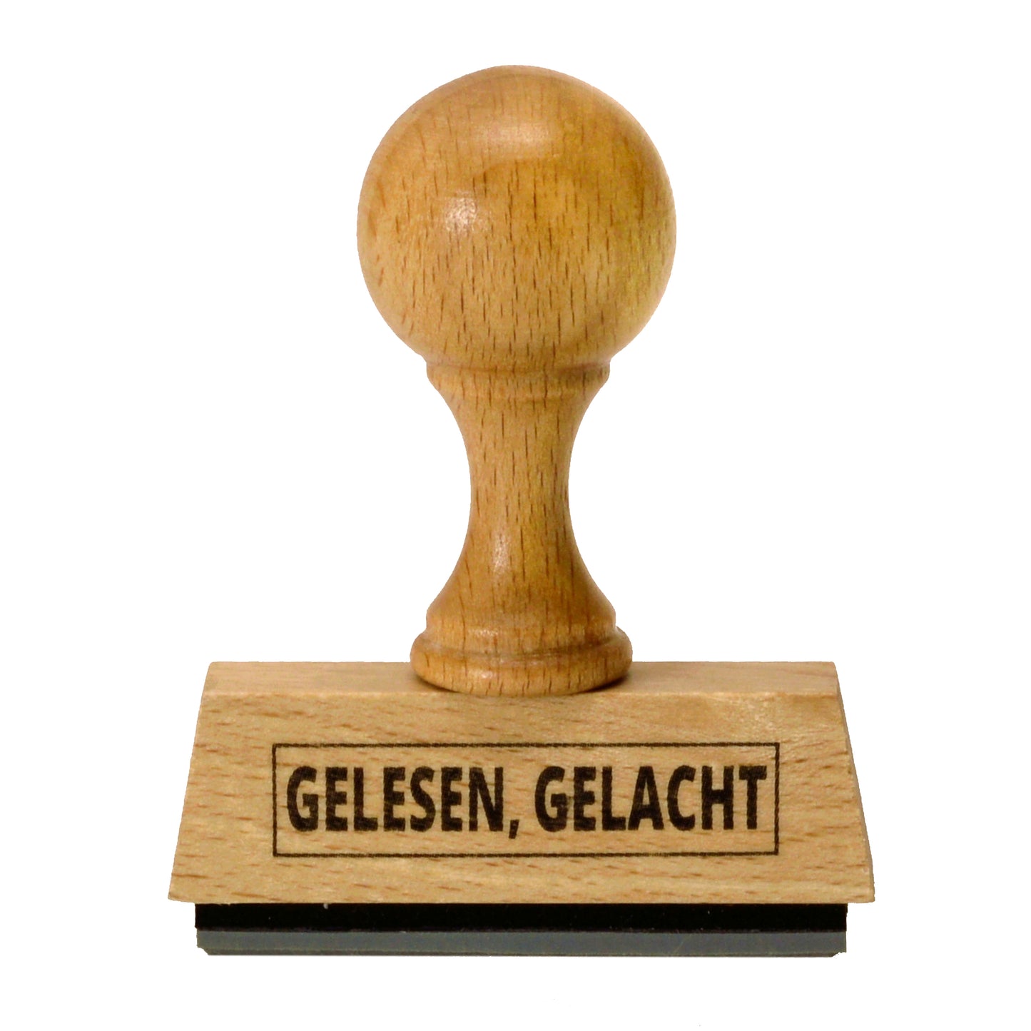 Gelesen, Gelacht Holzstempel