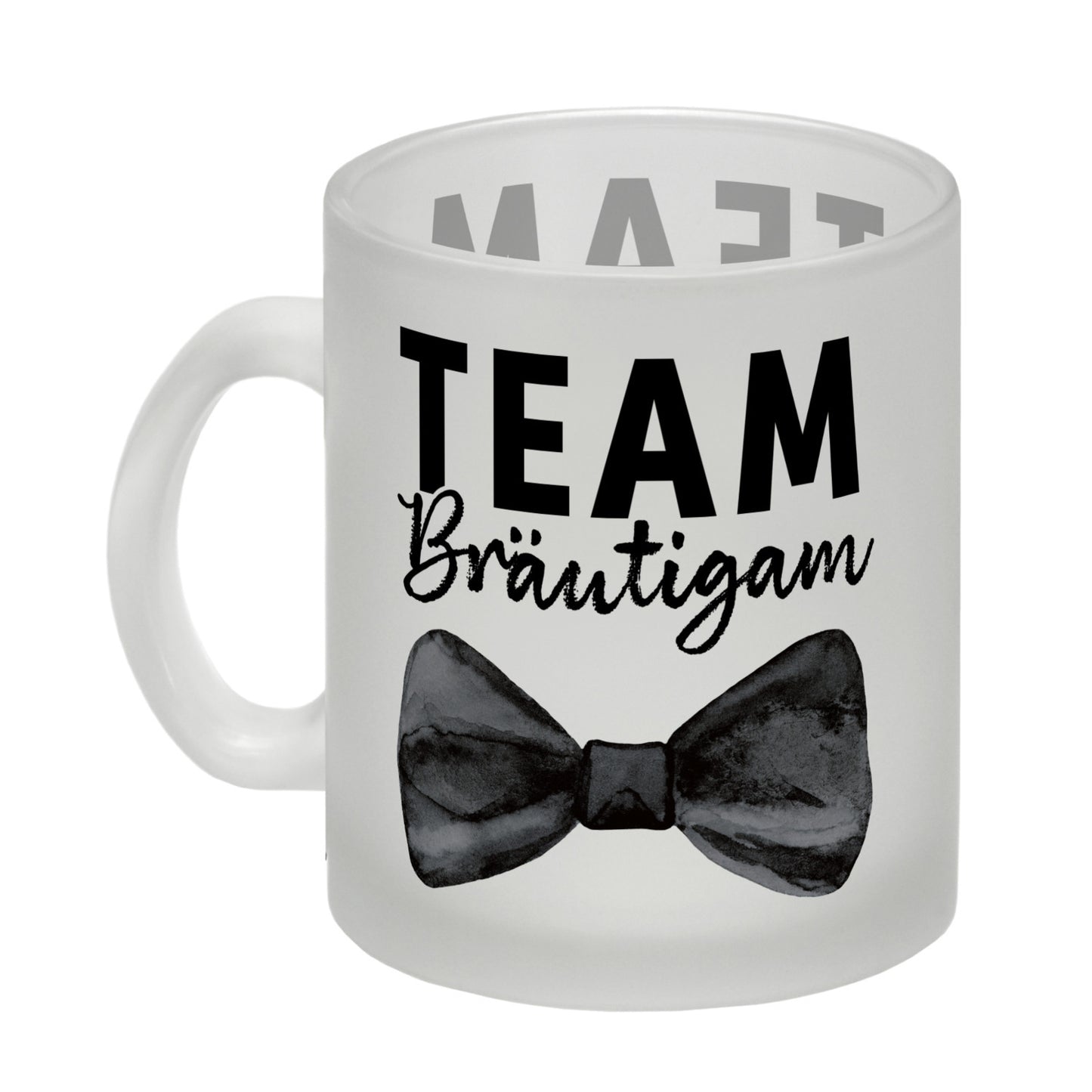 Trauzeuge Glas Tasse mit Spruch Team Bräutigam