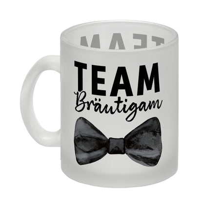 Trauzeuge Glas Tasse mit Spruch Team Bräutigam