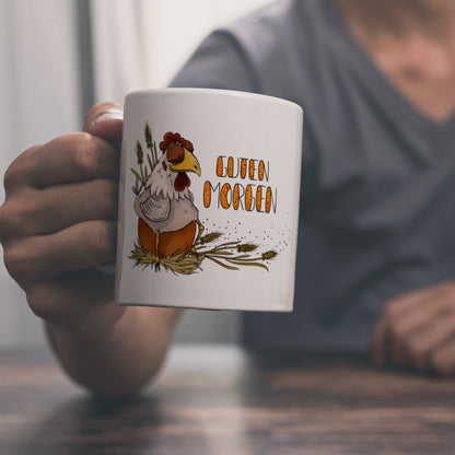 Guten Morgen Huhn und Ei Kaffeebecher