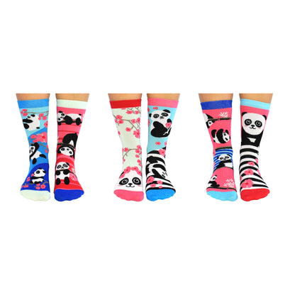 Panda Bamboozle Oddsocks Socken mit Bambus-Viskose in 37-42 im 6er Set