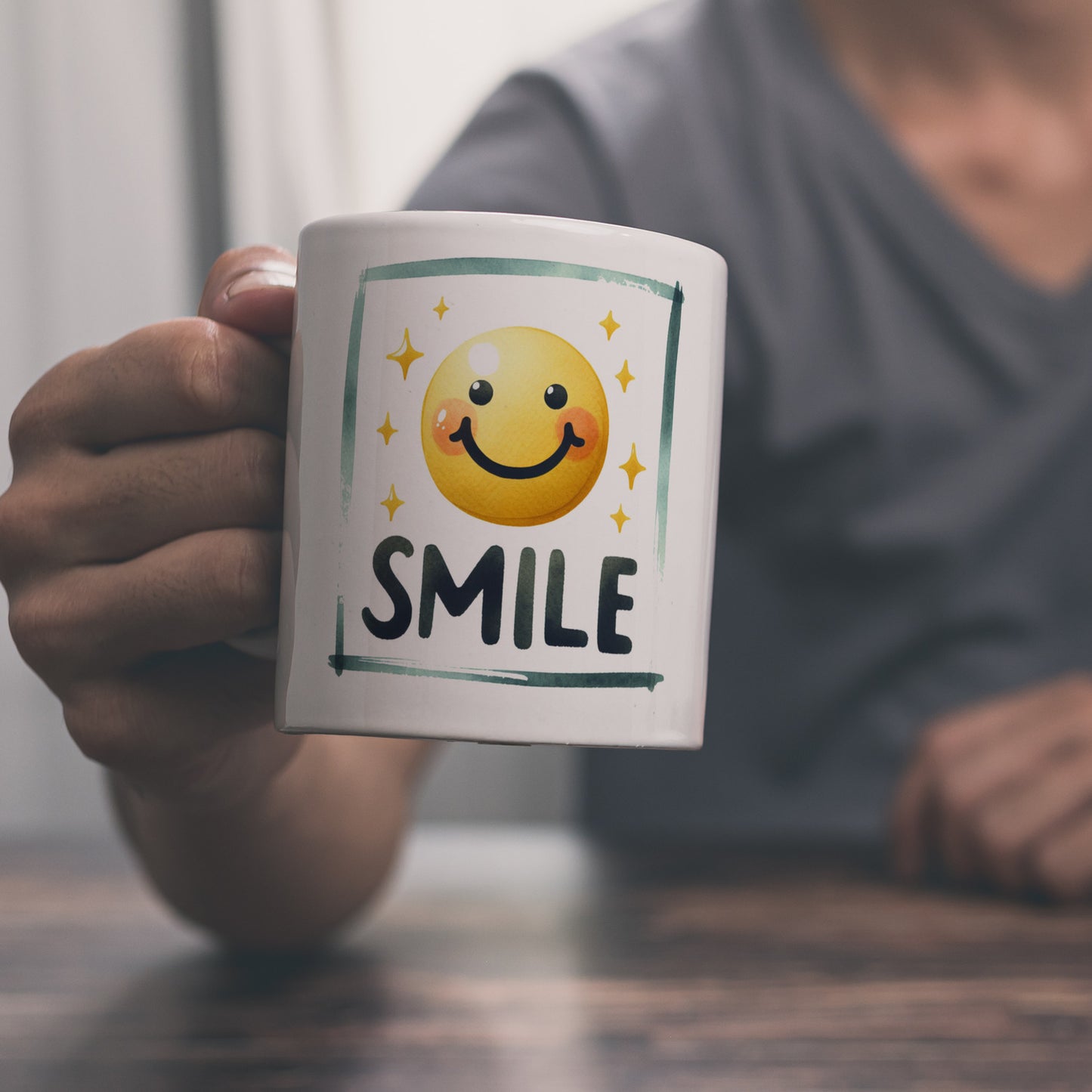 Smile Emoticon Kaffeebecher