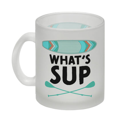 What's sup Glas Tasse für stand up paddler