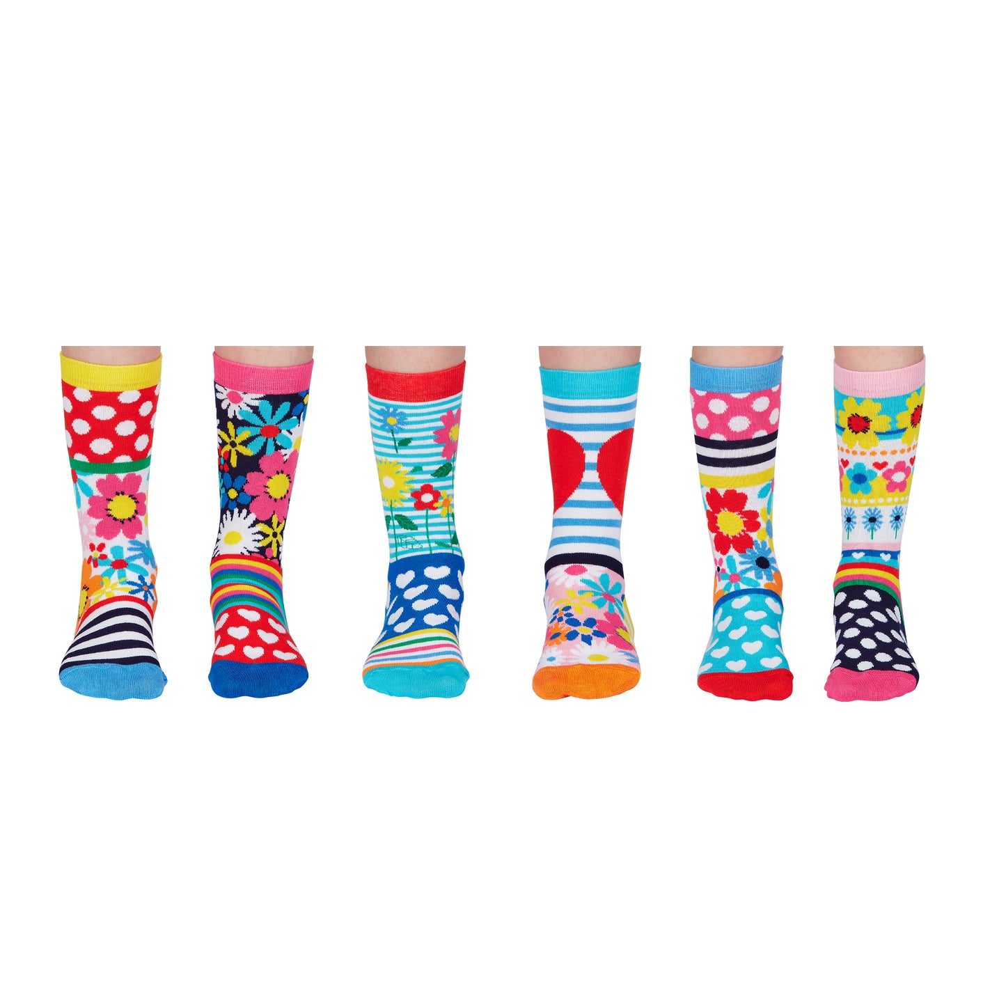 BFF Beste Freunde Oddsocks Socken in 30,5-38,5 im 6er Set