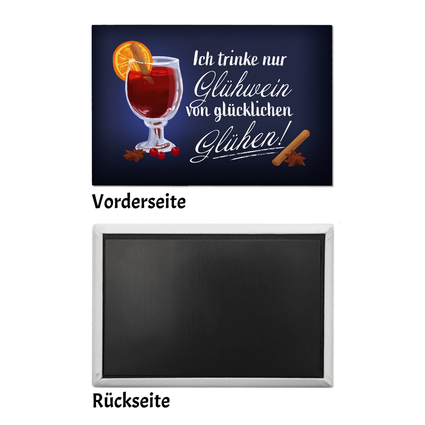 Glühwein von glücklichen Glühen Souvenir Magnet