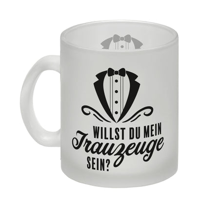 Willst du mein Trauzeuge sein Glas Tasse