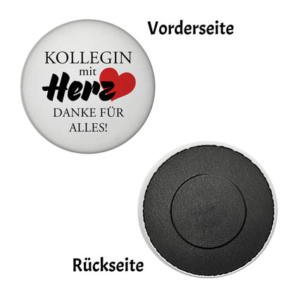 Kollegin mit Herz Danke für Alles! Magnet rund rund