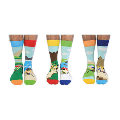 On Your Bike Fahrrad Oddsocks Socken in 39-46 im 6er Set