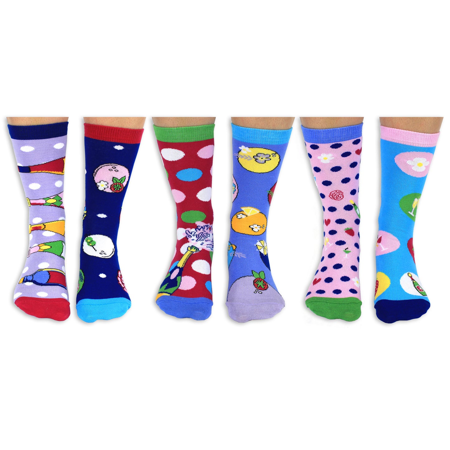 Let's Brunch Oddsocks Socken in 37-42 im 6er Set