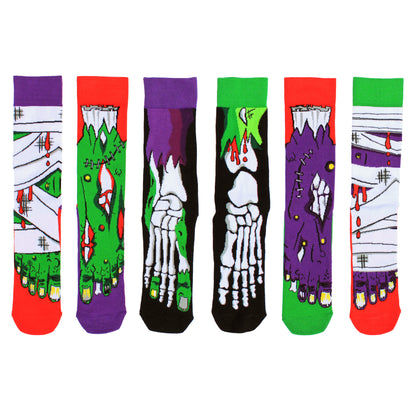 Dead Legs Zombie Oddsocks Socken in 39-46 im 6er Set