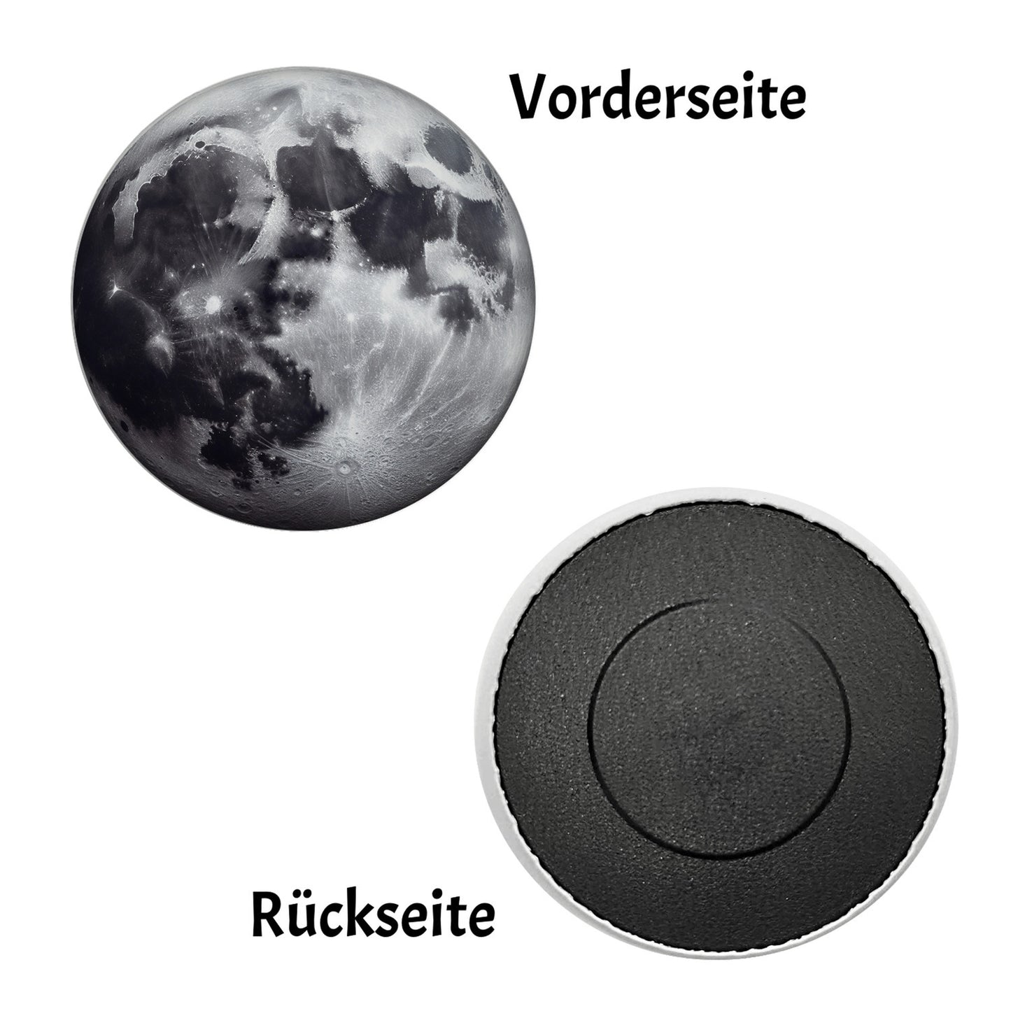 Mond Magnet rund