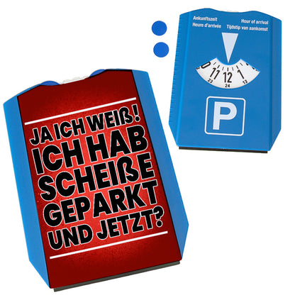 Ja ich weiß! Ich hab scheiße geparkt und jetzt? Parkscheibe