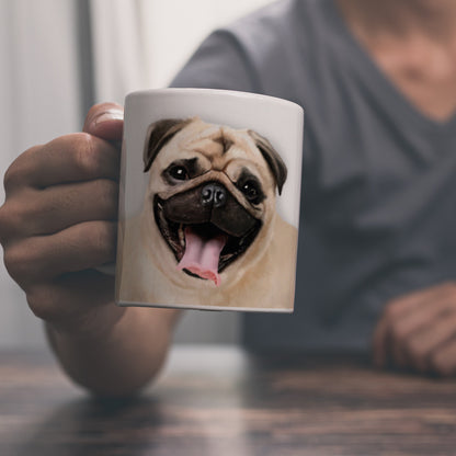 Mops Kaffeebecher