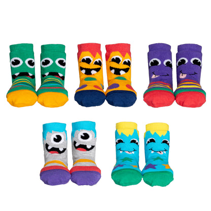 Snuggle Bugs Cucamelon Monster Socken für Kleinkinder (5 Paar)