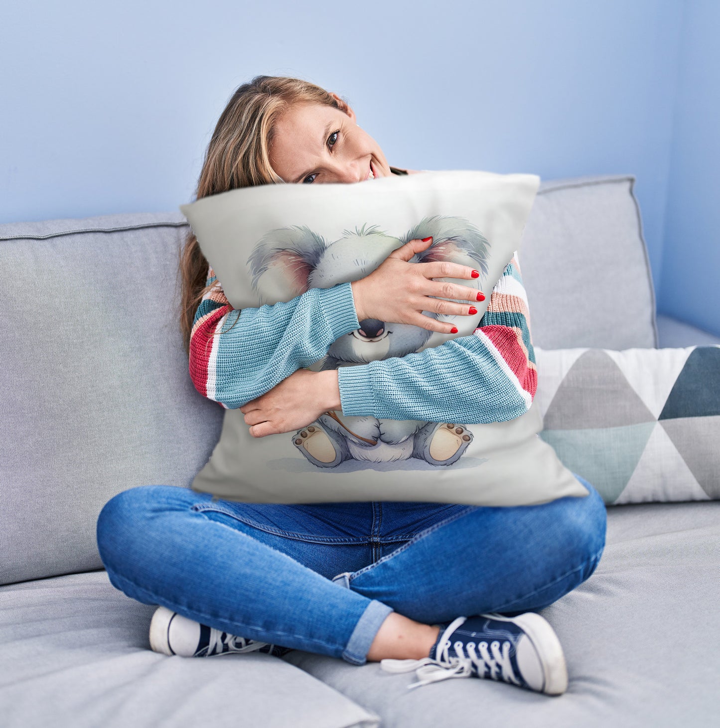 Sitzender Koala Kuschelkissen