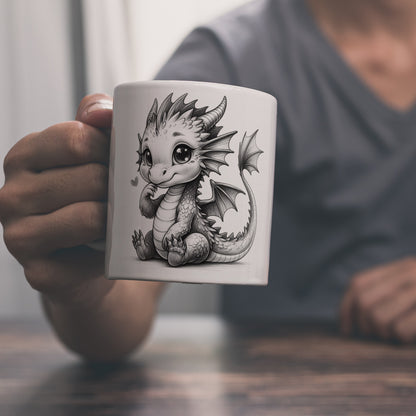 Niedlicher Drache Kaffeebecher