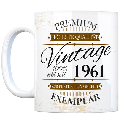 Vintage Tasse 100% echt seit 1961 - Premium Exemplar - Zur Perfektion gereift -