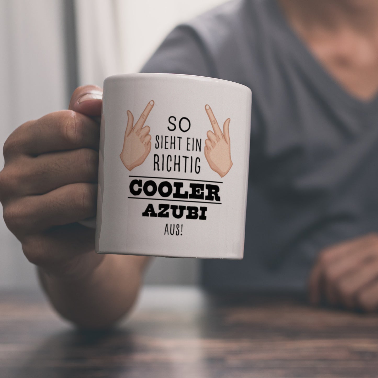 So sieht ein richtig cooler Azubi aus Kaffeebecher für die Arbeit