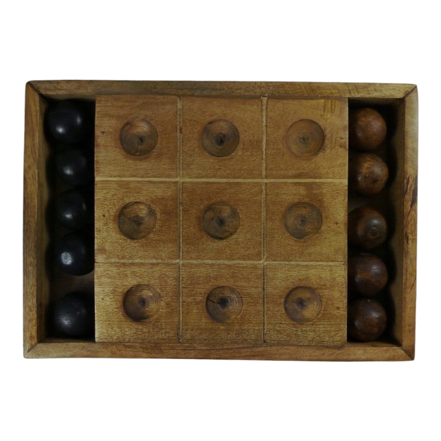 Gesellschaftsspiel Tic Tac Toe Spiel Brettspiel aus Holz