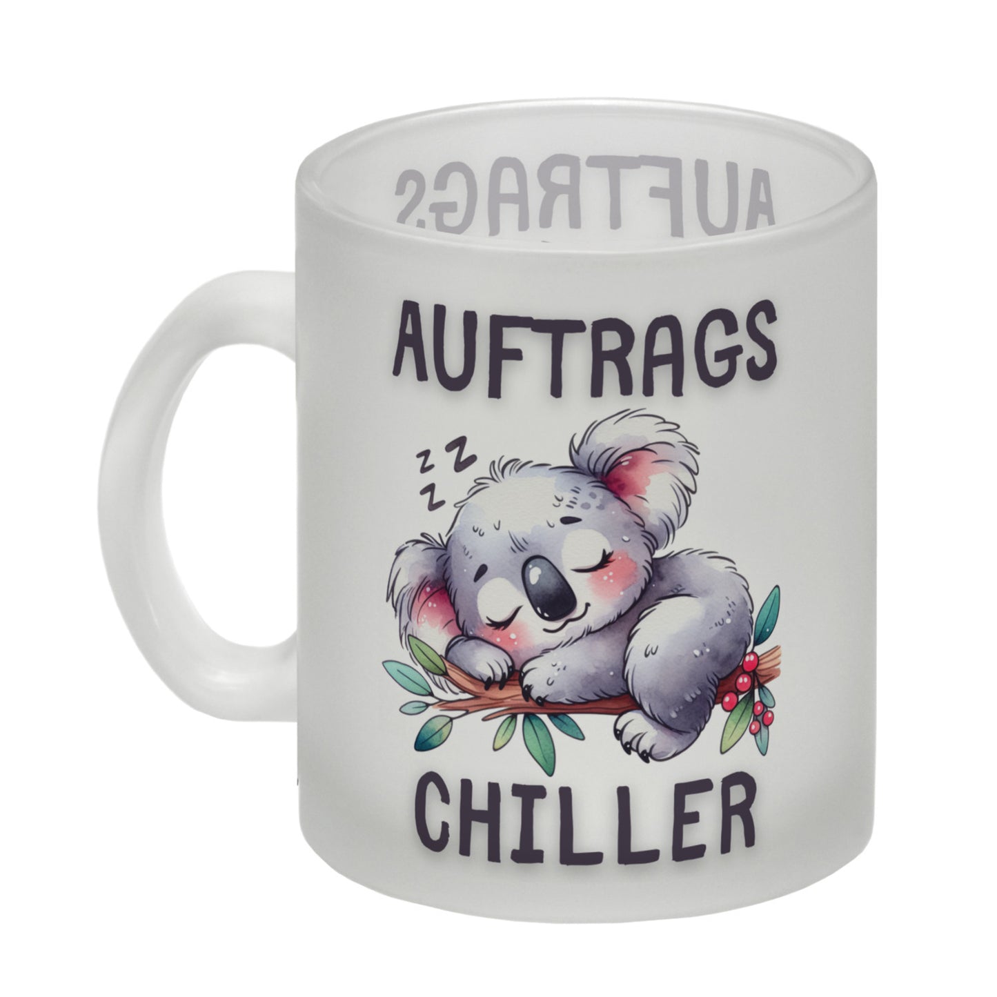 Koala Auftragschiller Glas Tasse