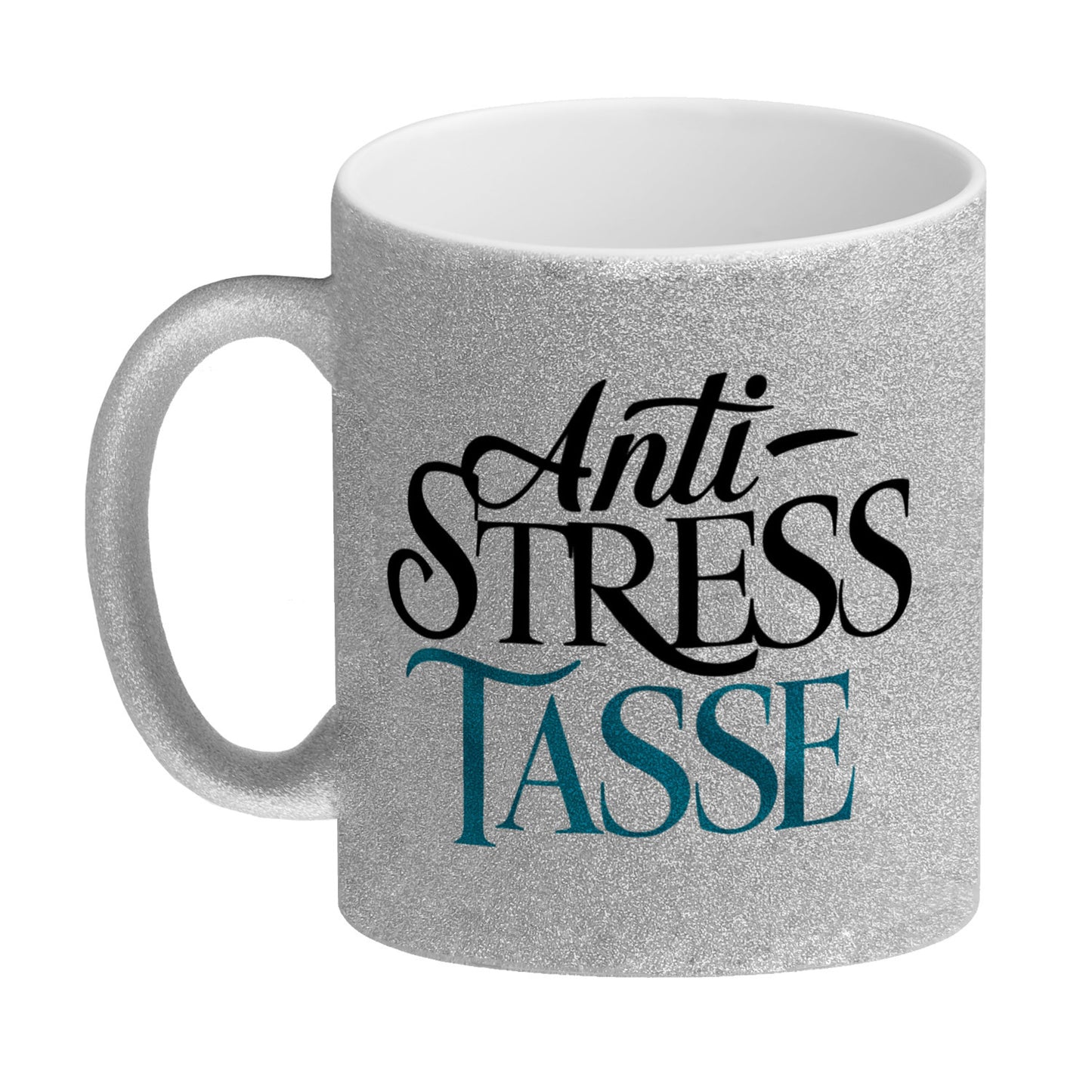 Anti-Stress Tasse Glitzer-Kaffeebecher für Ruhe