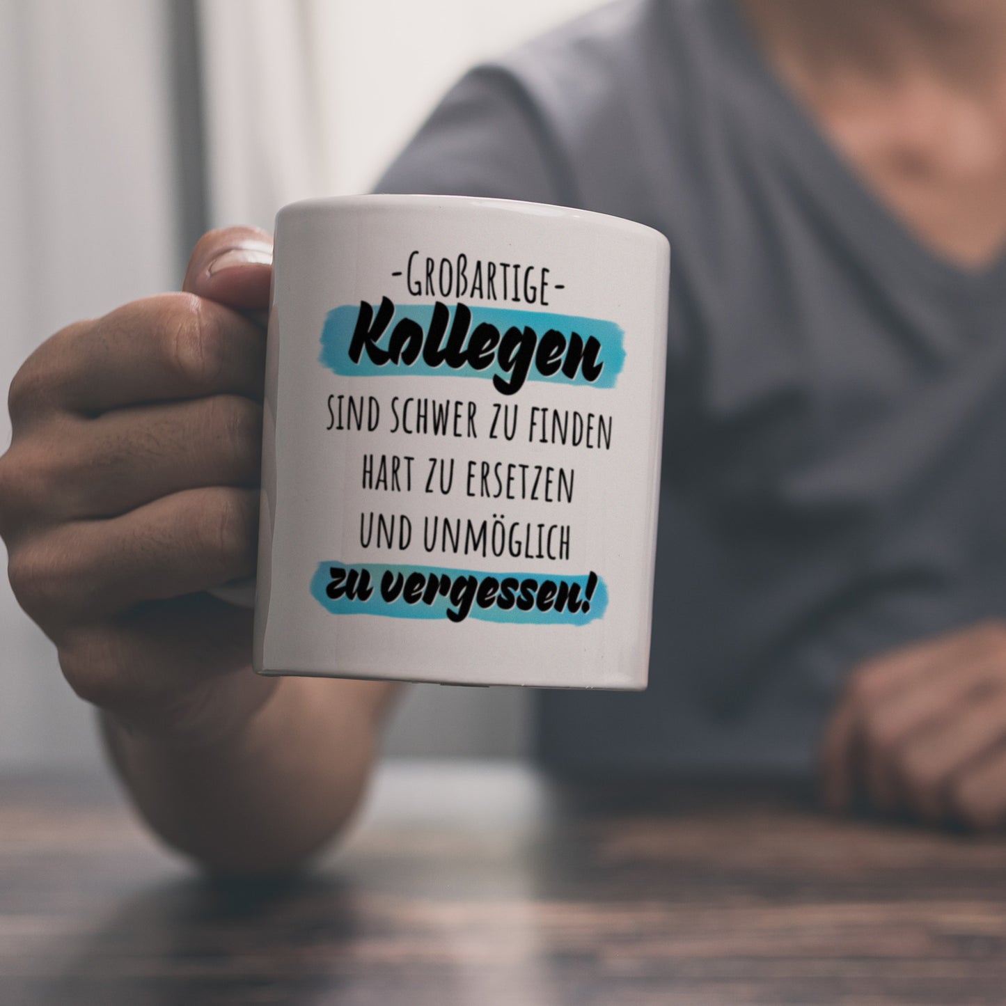 Großartige Kollegen sind schwer zu finden Kaffeebecher