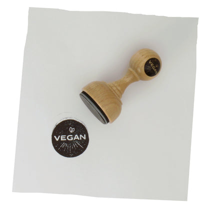 Vegan Holzstempel