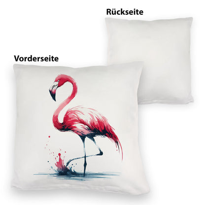 Rosa Flamingo Kuschelkissen