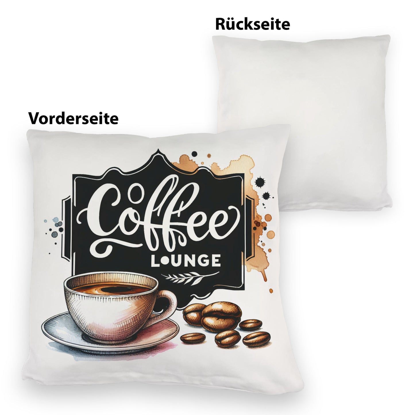 Coffee Lounge Kuschelkissen