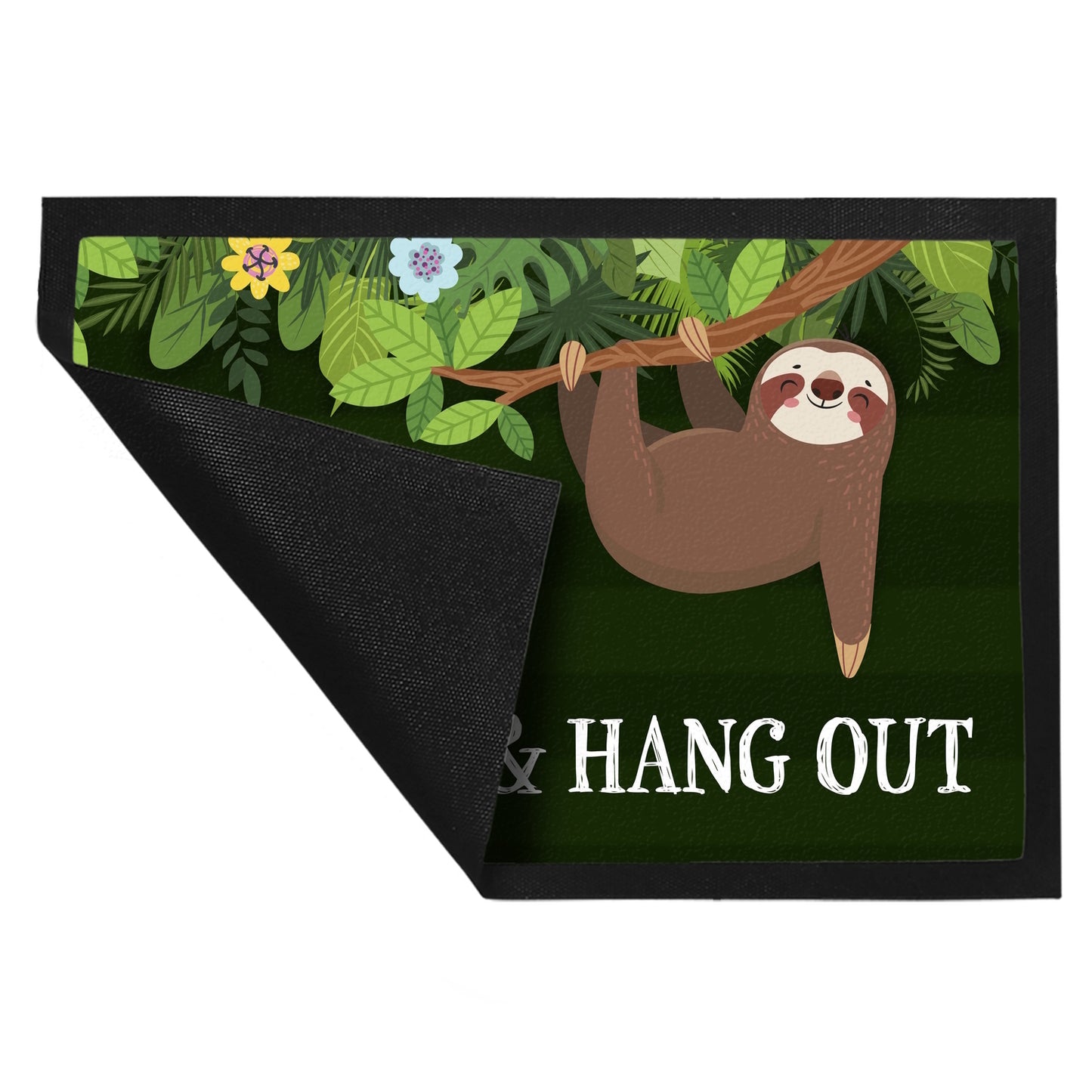 Come in & hang out Fußmatte XL mit Faultier Motiv