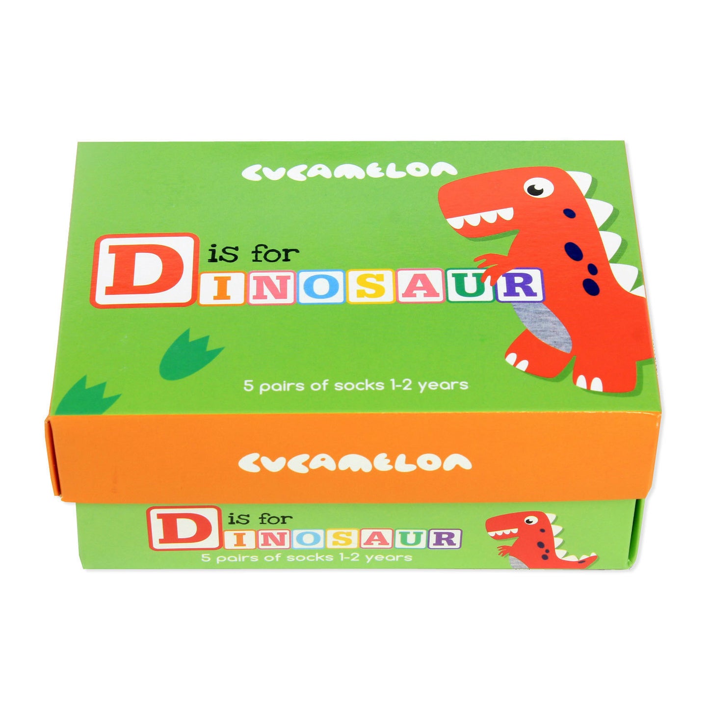 Dinosaurier Cucamelon Socken für Kleinkinder (5 Paar)