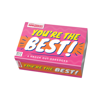 You're the Best Oddsocks Socken in 37-42 im 6er Set