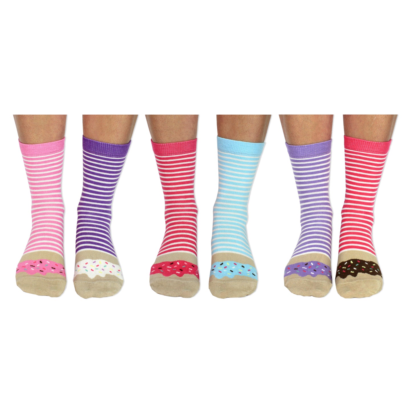 Donut Oddsocks Socken in 37-42 im 6er Set