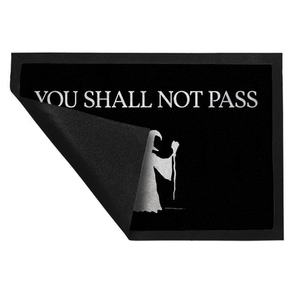 You shall not pass Fußmatte XL mit Zauberer Motiv