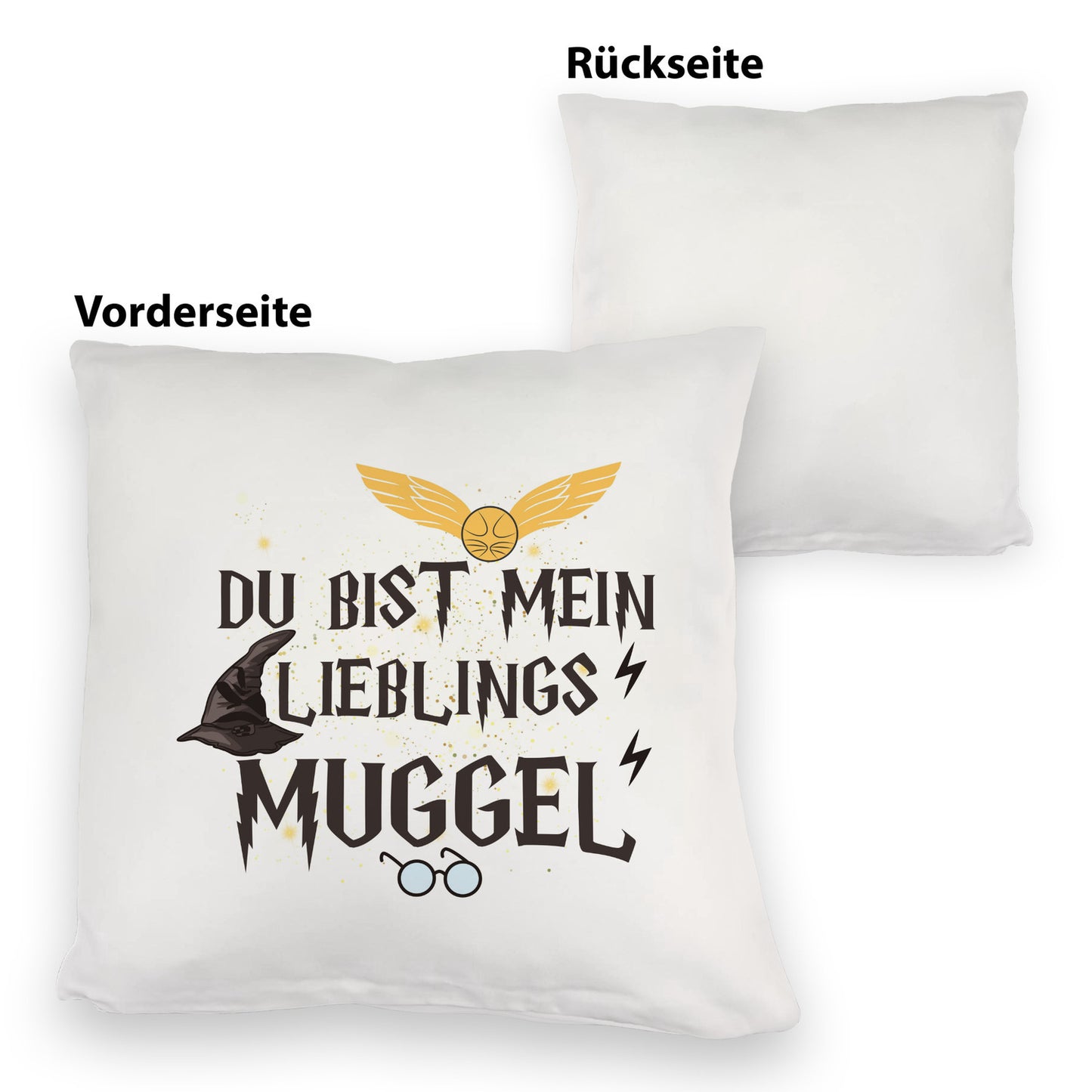 Lieblingsmuggel Kuschelkissen für Zauberschüler und Hexen