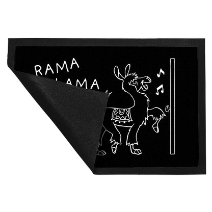 Rama Lama Ding Dong Alpaka Fußmatte XL in 40x60 cm