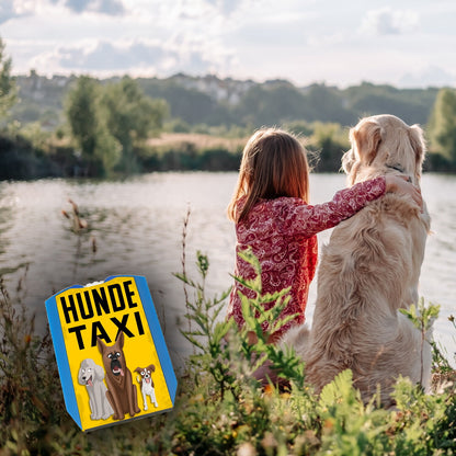 Hundetaxi für Hundebesitzer Parkscheibe mit Eiskratzer und 2 Einkaufswagenchips