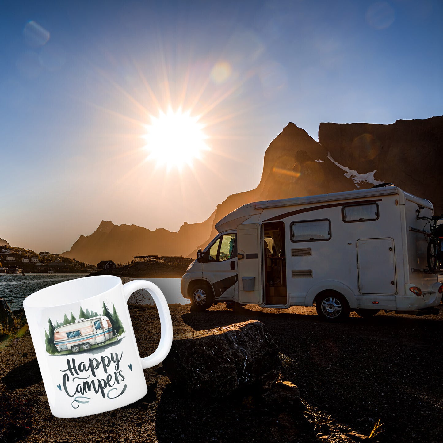 Happy Campers Kaffeebecher